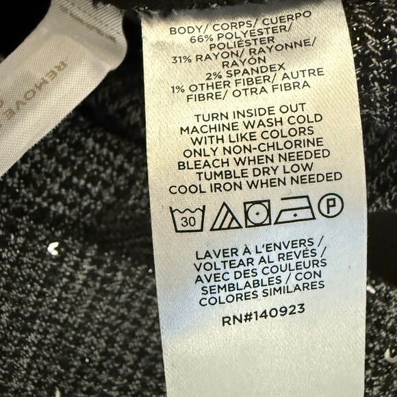 LOFT Women’s 2 Gray Sequin Ankle Cropped Dress Pants Tweed Sparkle - Picture 6 of 9